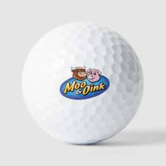Balles De Golf Ballons de golf Moo & Oink