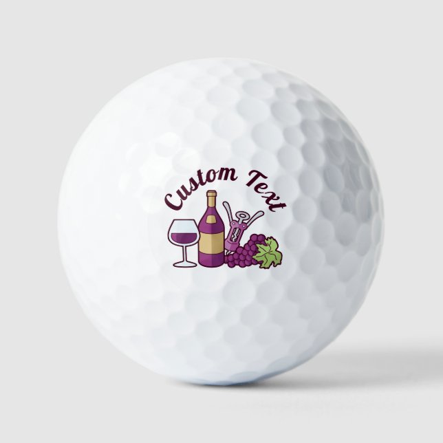 Balles De Golf Ballons de golf Red Wine (Recto)