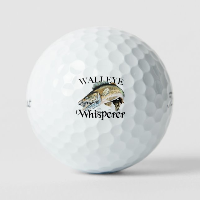 Balles De Golf Ballons de golf Walleye Whisperer (Recto)
