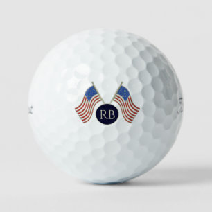 Balles De Golf Balls de drapeau américain