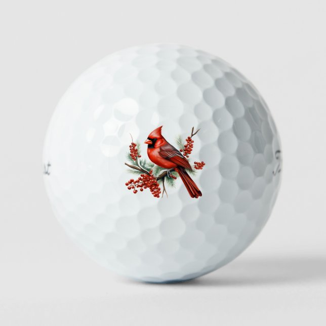 Balles De Golf Balls de golf Cardinal (Recto)