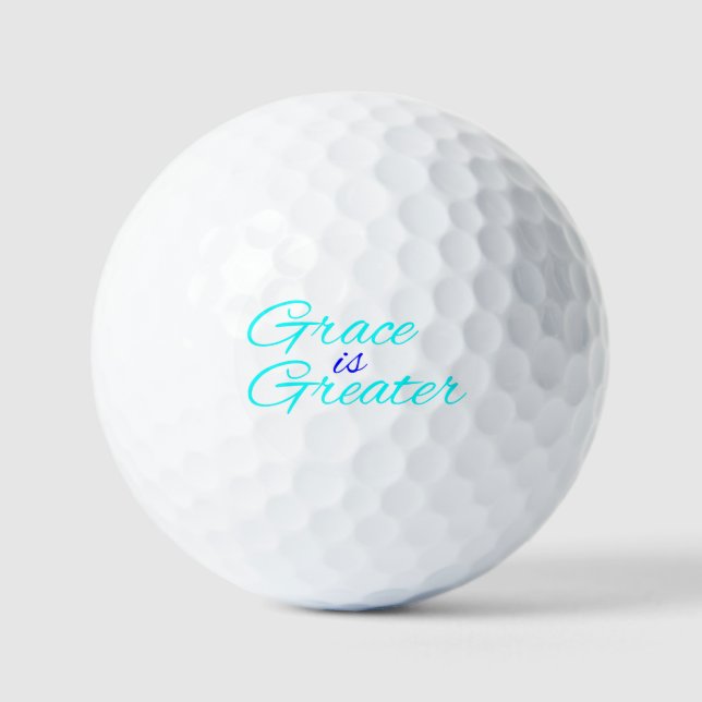 Balles De Golf Balls de golf - Grace est plus grande (Recto)