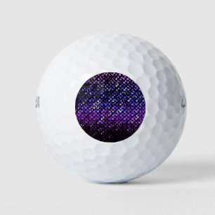 Balles De Golf Balls de golf violet cristal Strass