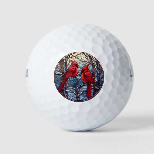 Balles De Golf Bals de golf des Cardinaux d'hiver (Devant)
