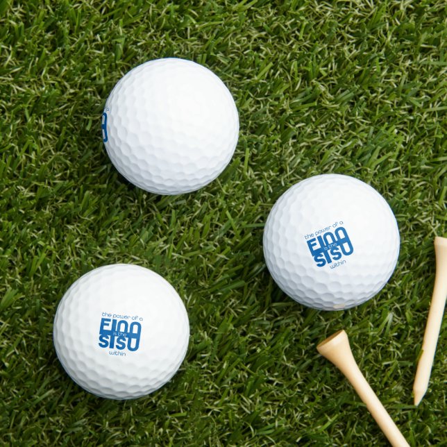 Balles De Golf Bals finlandais de golf Sisu (Herbe in situ)