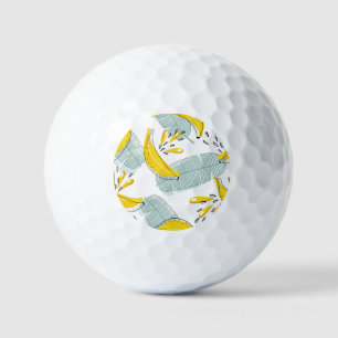 Balles De Golf Bananes juteuses Motif Vintage