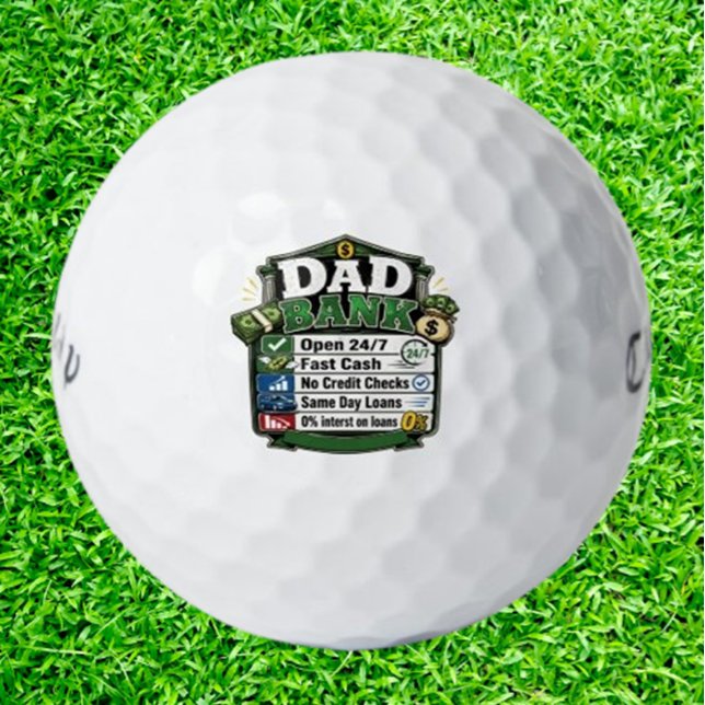 Balles De Golf  Banque Papa Drôle  (Upgrade your game with outrageously funny croc balls)
