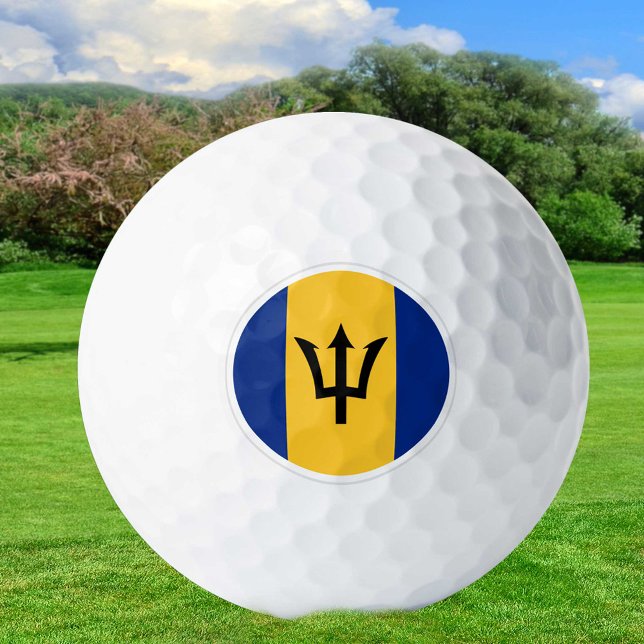 Balles De Golf Barbados Golf Balls, Flag Golfers / Patriotes (Créateur téléchargé)