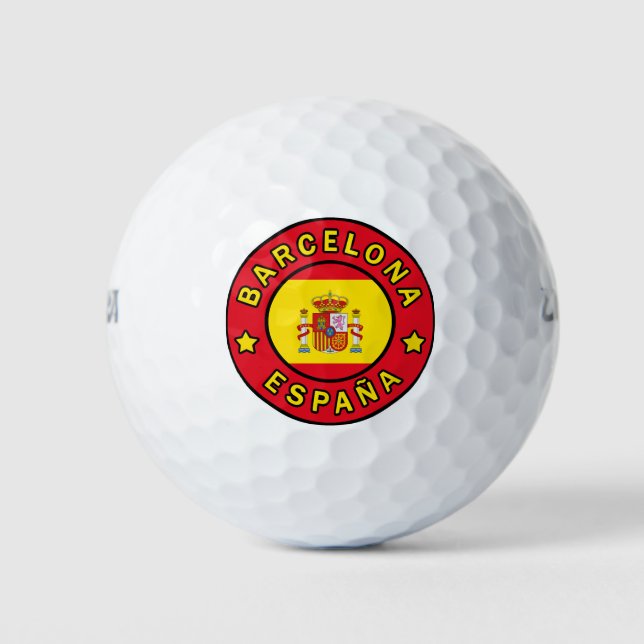 Balles De Golf Barcelone Espagne (Devant)