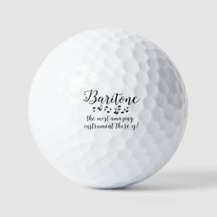 Balles De Golf Baritone Extraordinaire