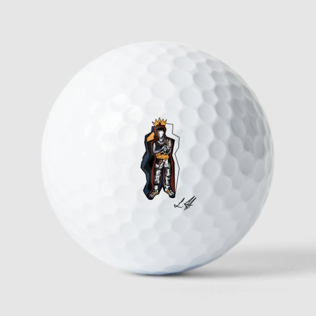 Balles De Golf Basketball Allstar (Recto)