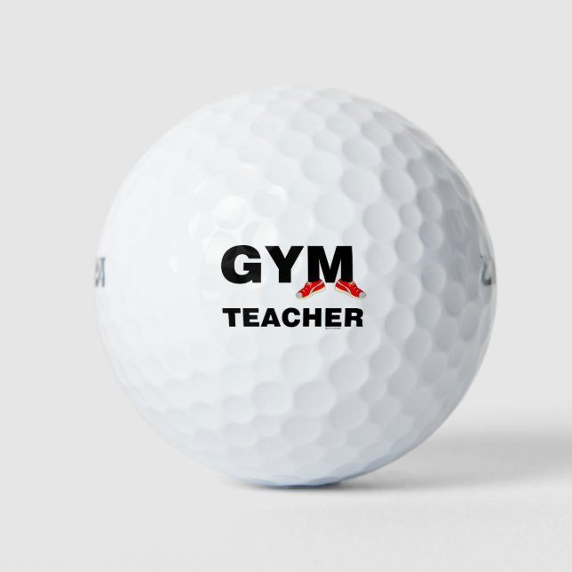 Balles De Golf Baskets de l'enseignant de gym (Devant)