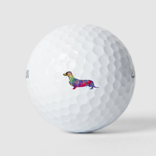 Balles De Golf Basset allemand (Devant)