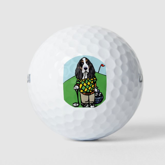 BALLES DE GOLF BASSET DE GOLFING (Devant)