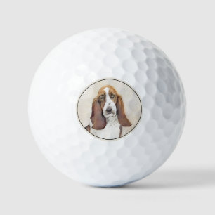Balles De Golf Basset Hound Peinture - Cute Original Chien Art