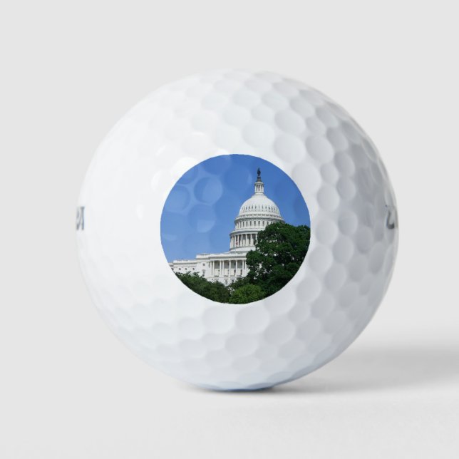 Balles De Golf Bâtiment du Capitole à Washington DC (Devant)