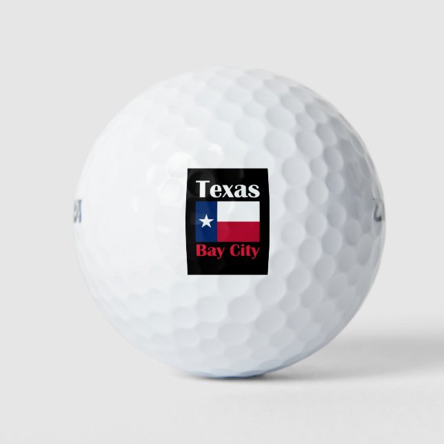 Balles De Golf Bay City TX (Devant)
