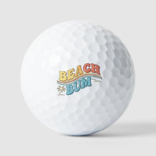 Balles De Golf Beach Bum, (Recto)
