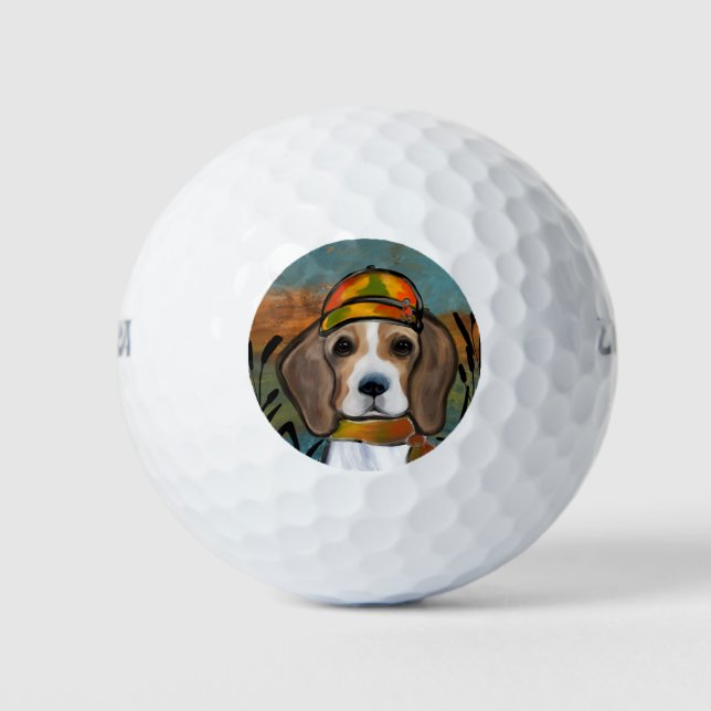 Balles De Golf Beagle (Devant)