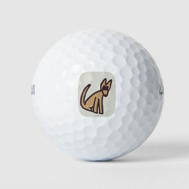 Balles De Golf Beau chien (Devant)