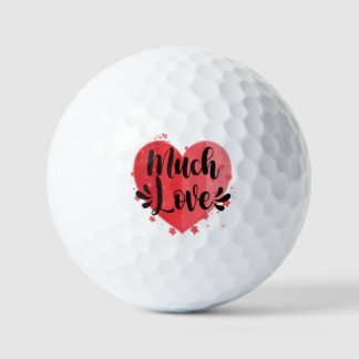 Balles De Golf Beaucoup d'amour, grand coeur