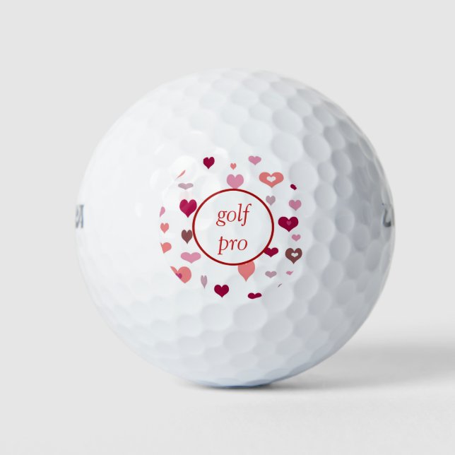 Balles De Golf Beaucoup de Hearts Golf Pro (Devant)