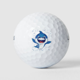 Balles De Golf Bébé Blue Shark Golf Balls