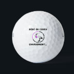 Balles De Golf bébé en cours - Annoncer grossesse<br><div class="desc">Un petit bébé arrive. Faite le savoir. Bébé en cours de téléchargement T-shirt idéal pour annoncer une future naissance de façon originale à son homme,  sa famille,  ses collègues,  ses amis, ...  J'attend</div>
