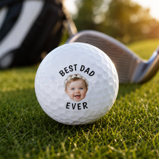 Balles De Golf Bébé personnalisé Meilleur Papa de tous les temps 
