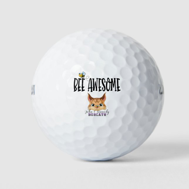 Balles De Golf Bee Awesome (Devant)