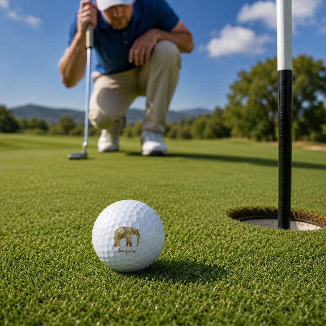 Balles De Golf Bel Éléphant (Créateur téléchargé)