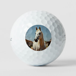 Balles De Golf Belle jument blanc américain