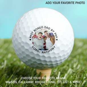 Balles De Golf Best BONUS DAD By Par Photo Personnalisée