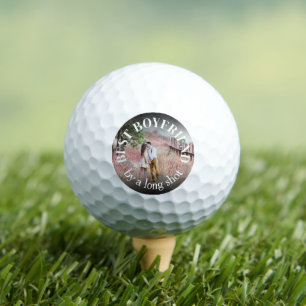 Balles De Golf Best Boyfriend Love Photo Golf Balls