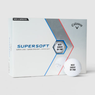 Balles De Golf ⛳ Best Daddy by Par Golf Balls - Custom Dad Cadeau