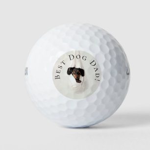 Balles De Golf Best Dog Papa de chiot photo personnalisée