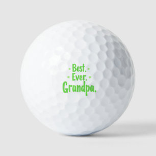 Balles De Golf Best Ever Grandpa Golf Balls - Cadeau Cool pour lu