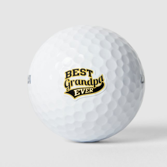 Balles De Golf Best Grandpa (Devant)