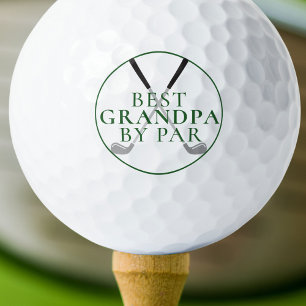 Balles De Golf BEST GRANDPA PAR PAR Funny Green Golf Clubs
