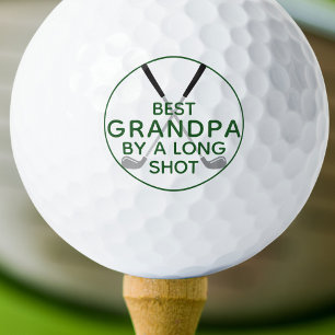 Balles De Golf BEST GRANDPA PAR UN LONG TIRAGE Funny Green Golf C