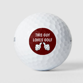 Balles De Golf Best Guys Golf Lover Golf Balls