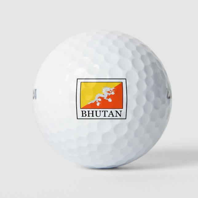 Balles De Golf Bhoutan (Devant)
