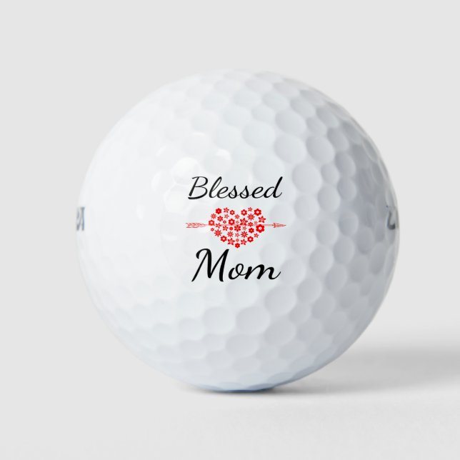 Balles De Golf Bienheureuse maman (Devant)