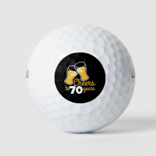 Balles De Golf Bière d'anniversaire à 70 ans
