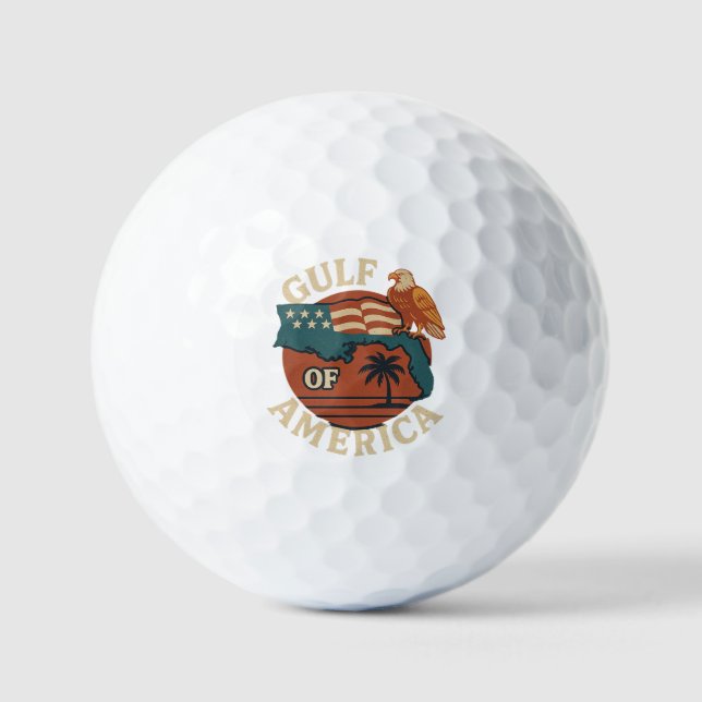 Balles De Golf Bière du golfe d'Amérique (Recto)