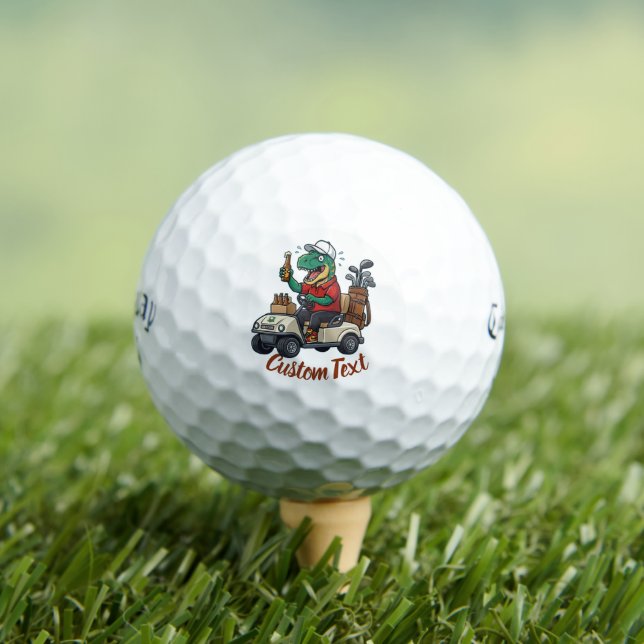 Balles de Golf Bière T-Rex - Callaway Dinosaure Pe (T-shirt Insitu)