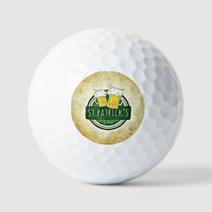 Balles De Golf Bières du jour Saint Patrick
