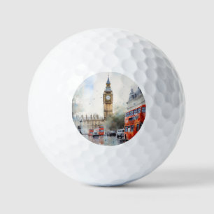 Balles De Golf Big Ben, Londres.