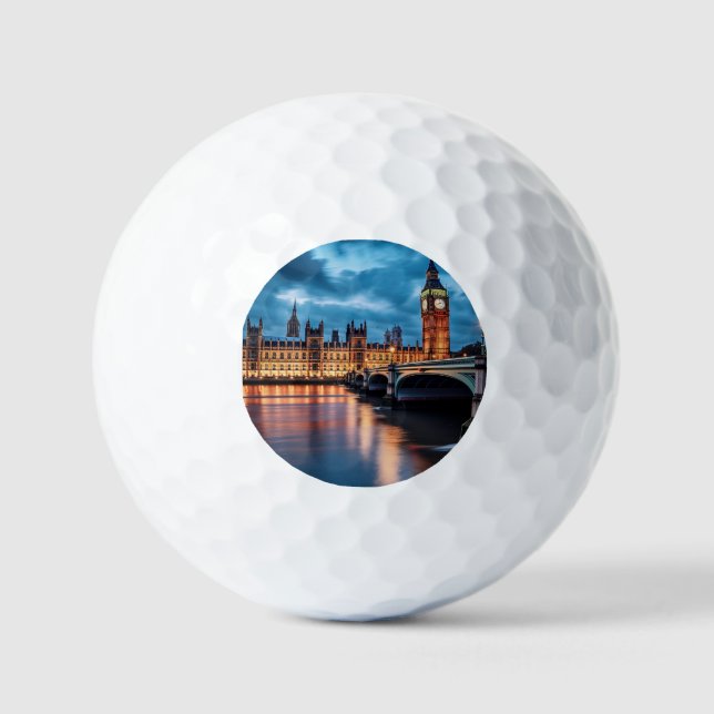 Balles De Golf Big Ben, Londres. (Recto)