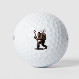 Balles De Golf Bigfoot Feux d'Artifice 4 juillet Drapeau Usa Sasq